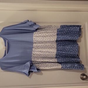 Pretty blue shirt 2x